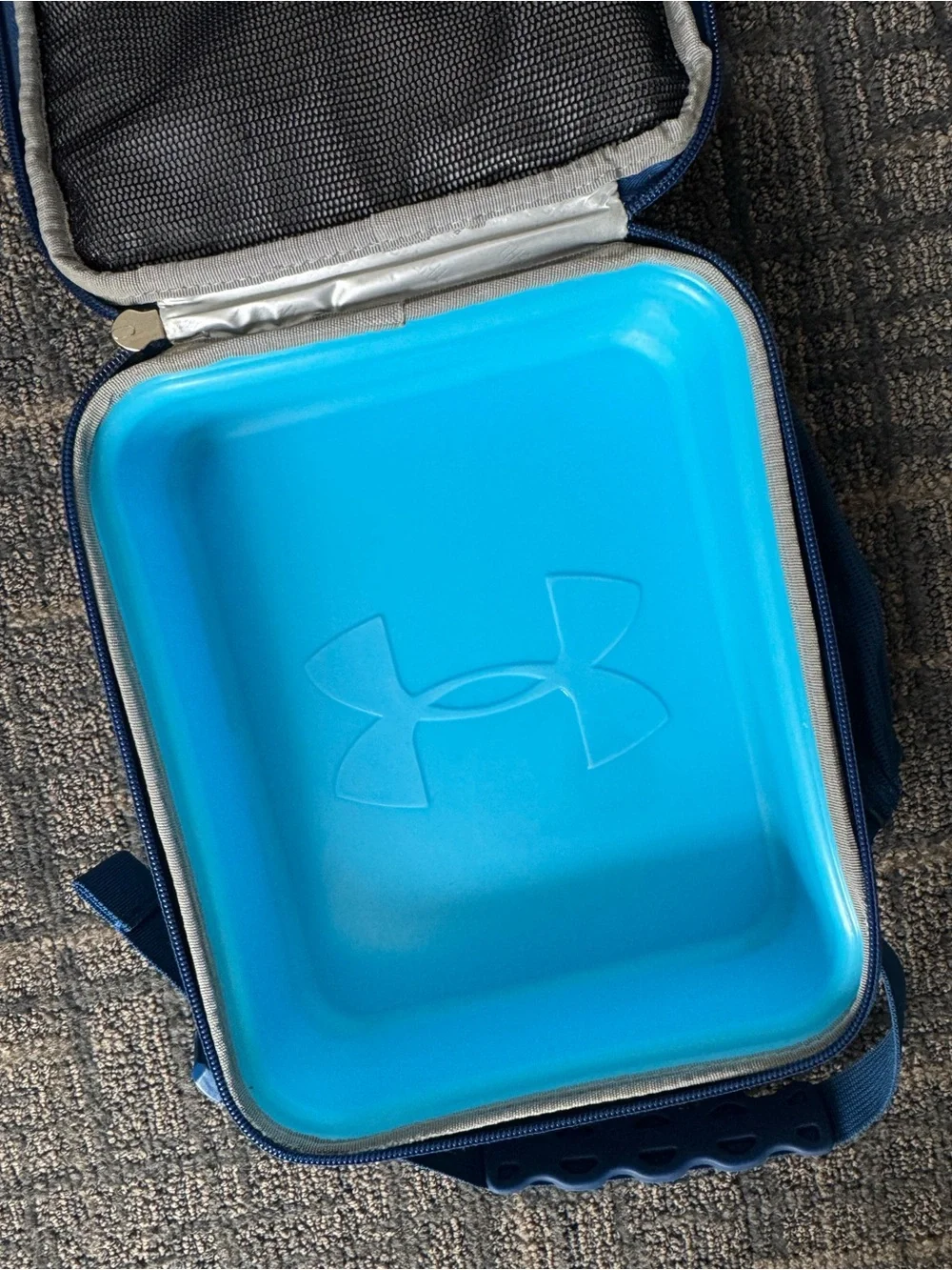 Under Armour Thermos Insulated Lunch Box Blue Camo Hard Liner O/S